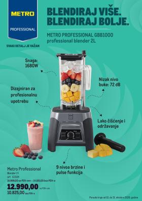 Metro - Metro Professional GBB1000 blender 2L