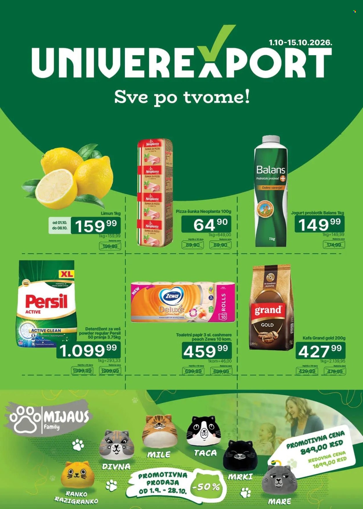 Univerexport katalog  - 01.10.2026 - 15.10.2026. Stranica 1