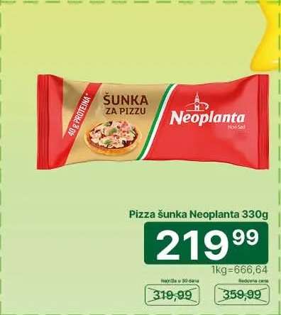 Pizza šunka Neoplanta 330g