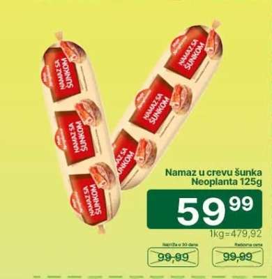 Namaz u crevu šunka Neoplanta 125g