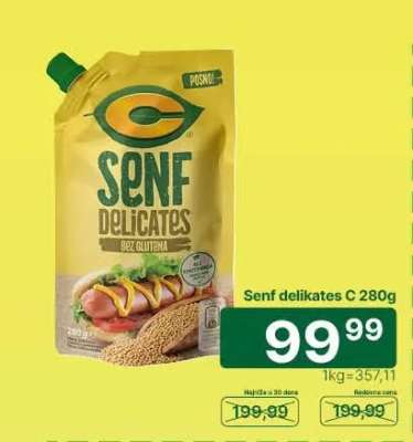 Senf delikates C 280g