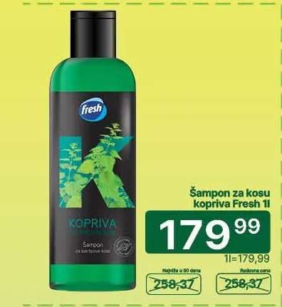 Šampon za kosu kopriva Fresh 1l