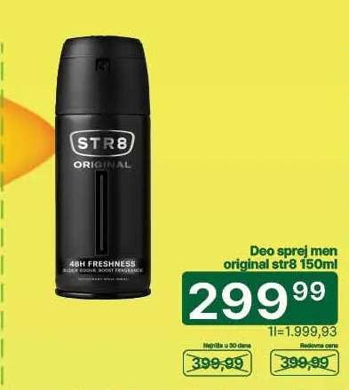 Deo sprej men original STR8 150ml