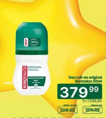 Deo roll-on original Borotalco 50ml