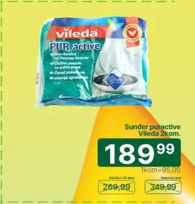Sunder puractive Vileda 2kom.