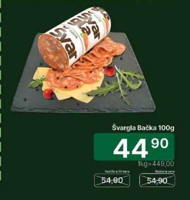 Švargla Bačka 100g
