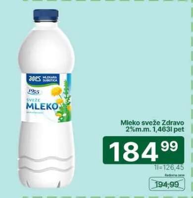 Mleko sveže Zdravo