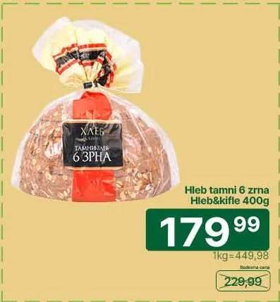Hleb tamni 6 zrna