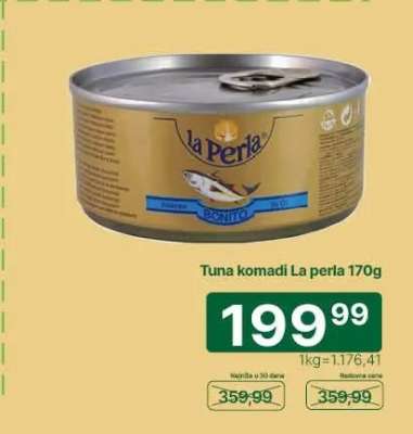 Tuna komadi La Perla 170g