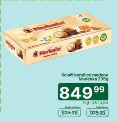Kolači bombice medene Marlenka 235g