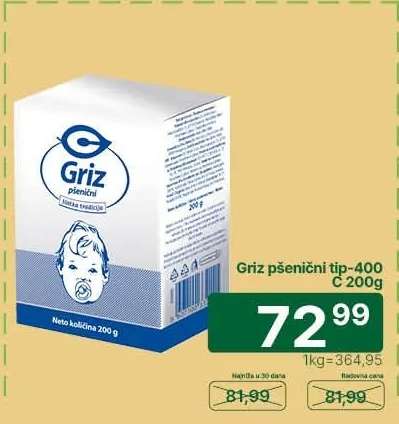 Griz pšenični tip-400 C 200g