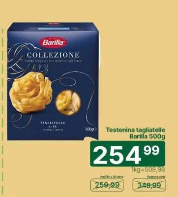 Testenina tagliatelle Barilla 500g