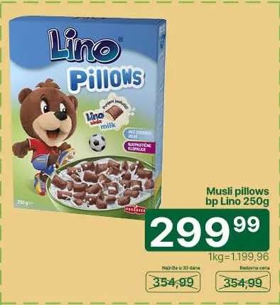 Musli pillows bp Lino 250g