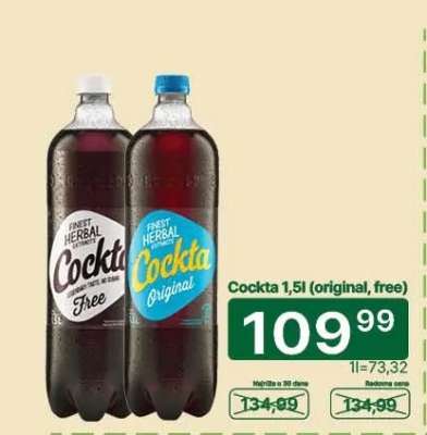 Cockta 1,5l (original, free)