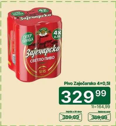 Pivo Zaječarsko 4×0,5l