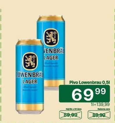 Pivo Lowenbrau 0,5l
