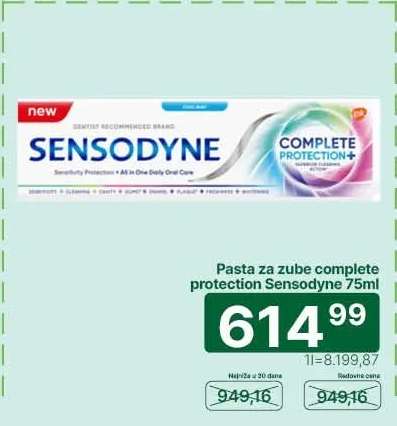 Pasta za zube complete protection Sensodyne 75ml