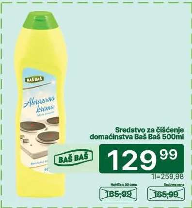 Sredstvo za čišćenje domaćinstva Baš Baš 500ml