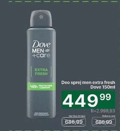 Deo sprej men extra fresh Dove 150ml