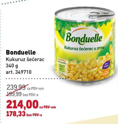 Bonduelle Kukuruz šećerac