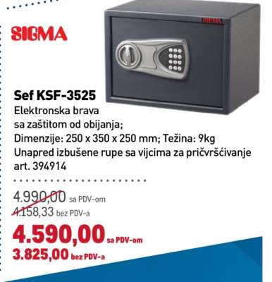 Sef KSF-3525