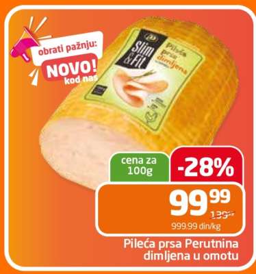 Pileća prsa Perutnina dimljena u omotu