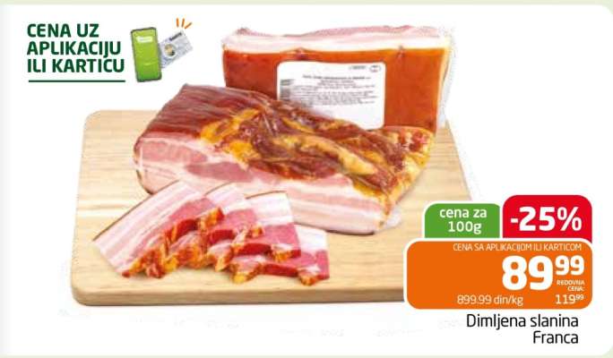 Dimljena slanina Franca