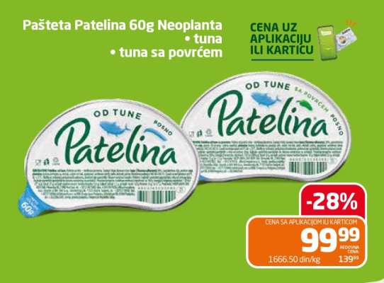 Pašteta Patelin 60g Neoplanta