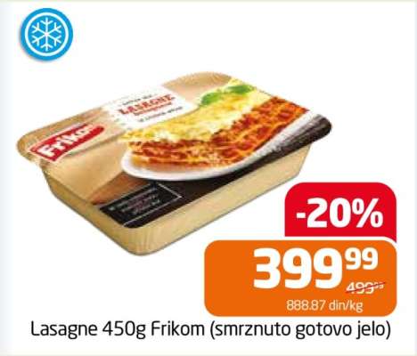 Lasagne 450g Frikom