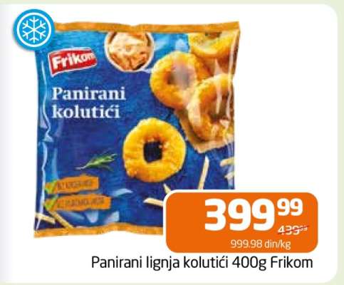 Panirani lignja kolutići 400g Frikom