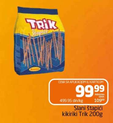 Slani štapići kikiriki Trik 200g