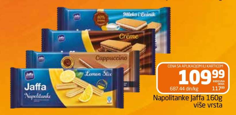 Napolitanke Jaffa 160g