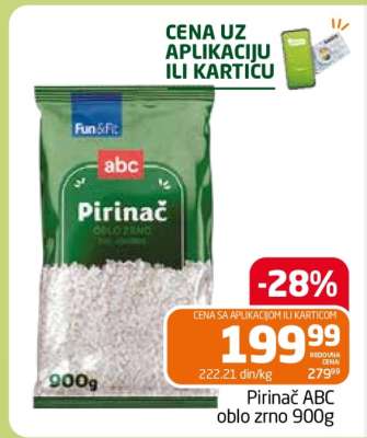 Pirinač ABC oblo zrno 900g