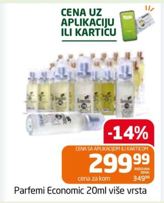 Parfemi Economic 20ml više vrsta