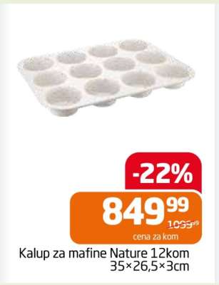 Kalup za mafine Nature 12kom