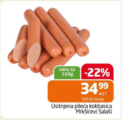 Usitnjena pileća kokbasica Mrkšićevi Salaši