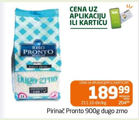 Pirinač Pronto 900g dugo zrno
