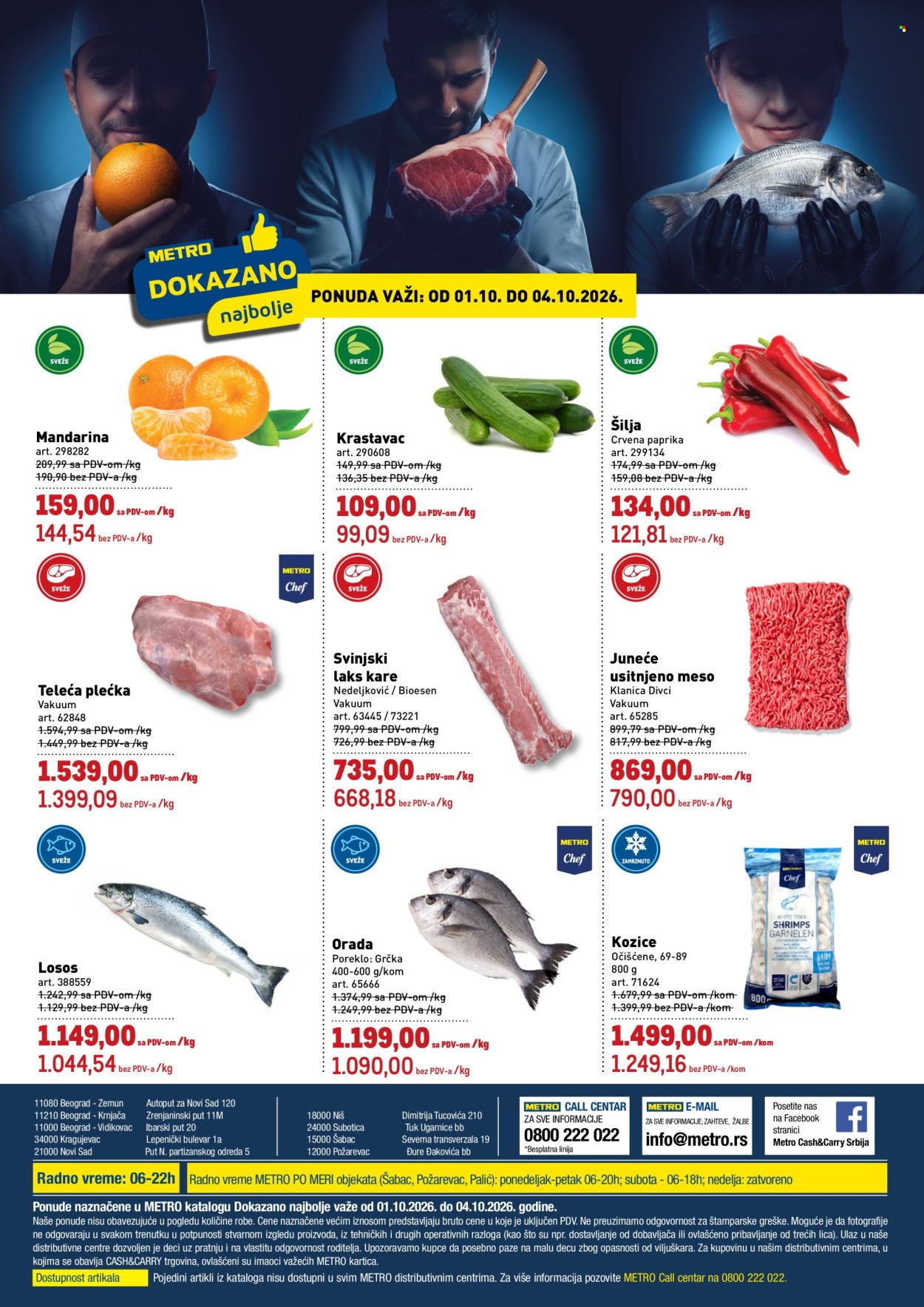 Metro katalog  - 01.10.2026 - 04.10.2026. Stranica 1