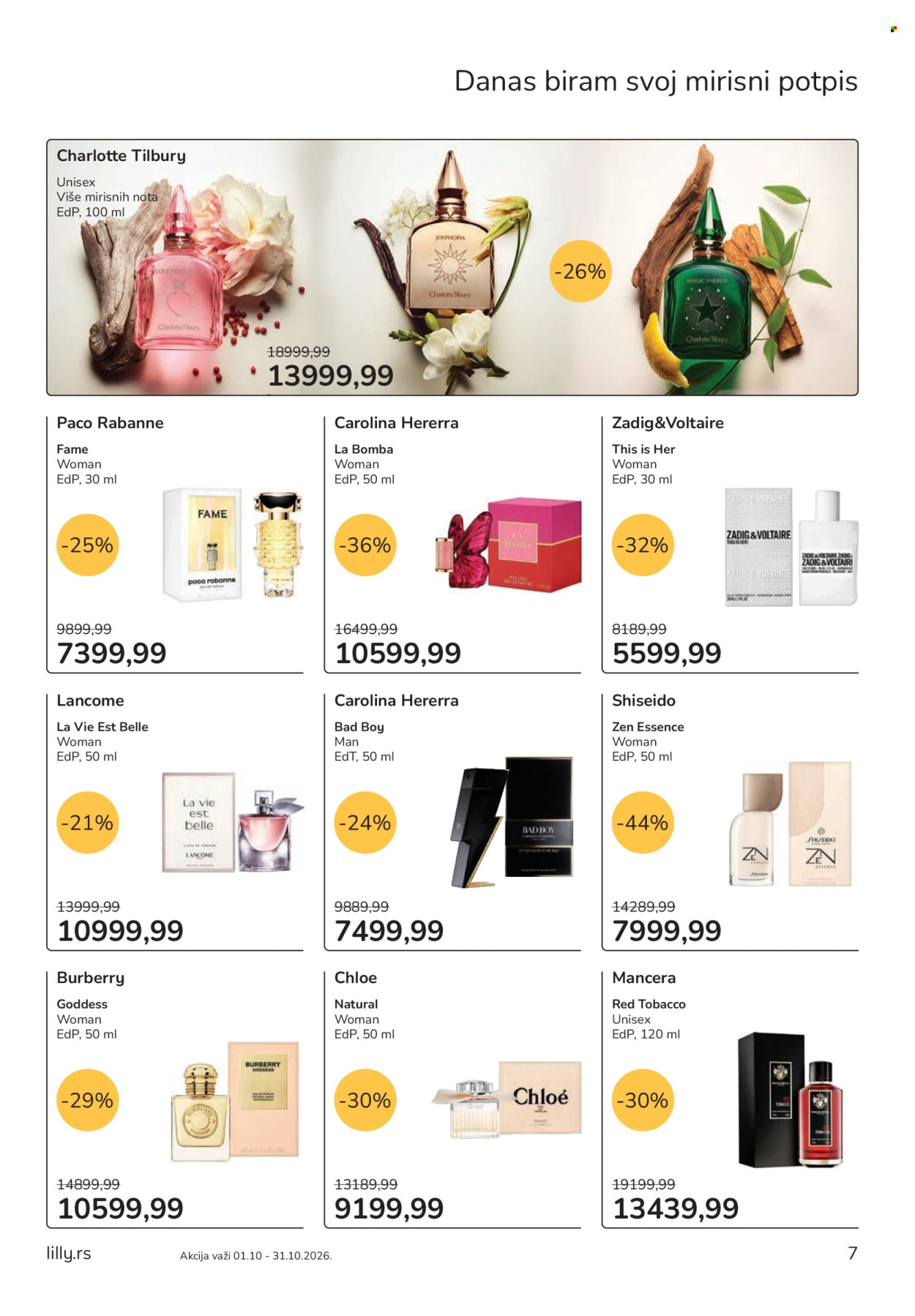 Lilly Drogerie katalog  - 01.10.2026 - 31.10.2026. Stranica 7