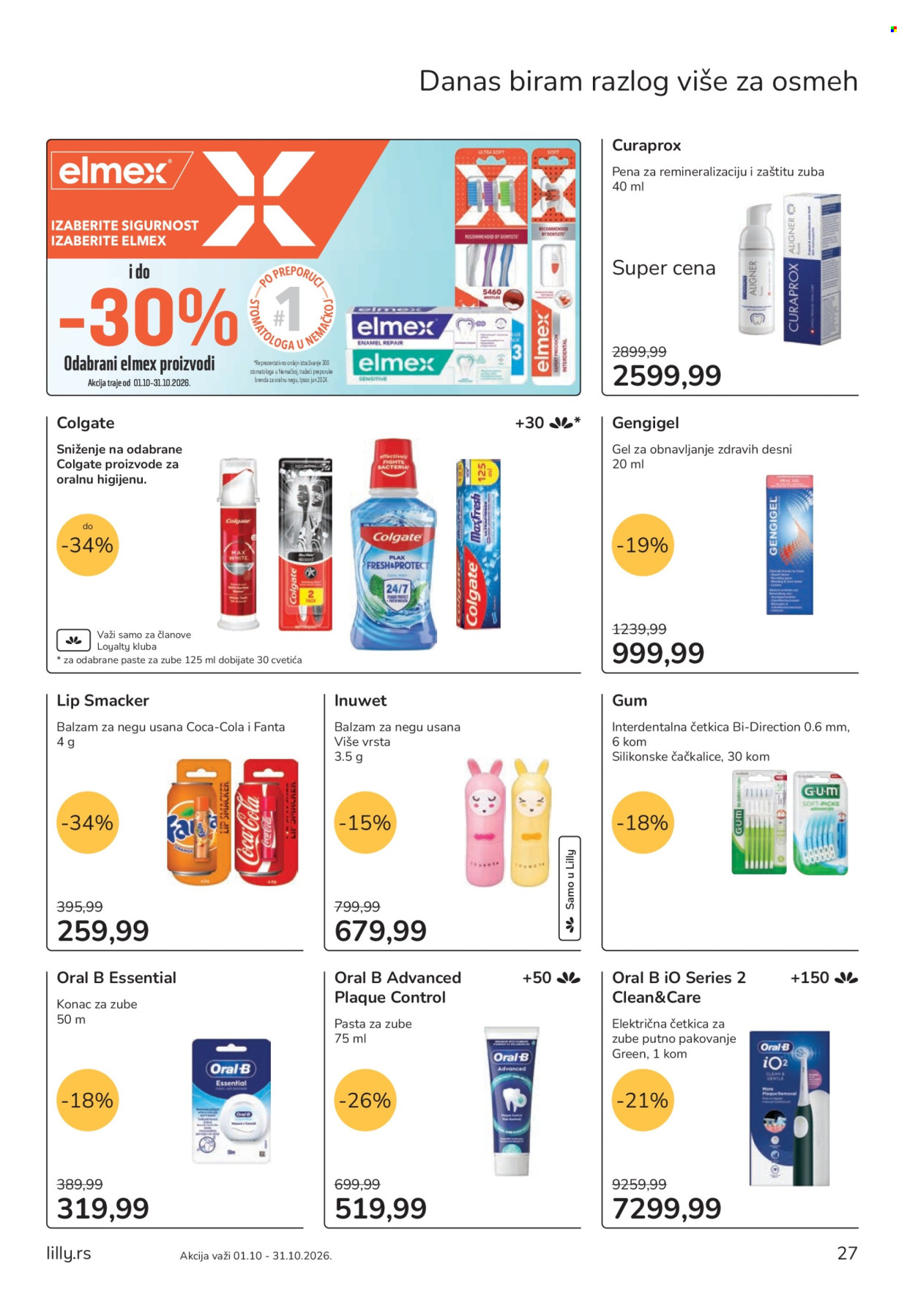 Lilly Drogerie katalog  - 01.10.2026 - 31.10.2026. Stranica 27