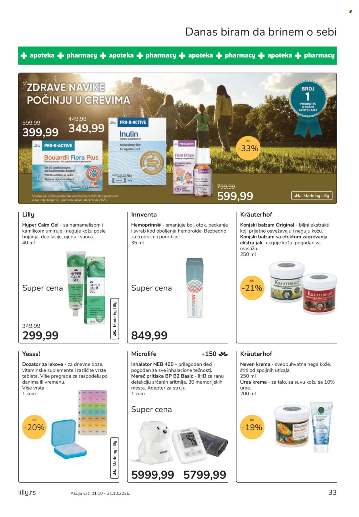 Lilly Drogerie katalog  - 01.10.2026 - 31.10.2026. Stranica 33