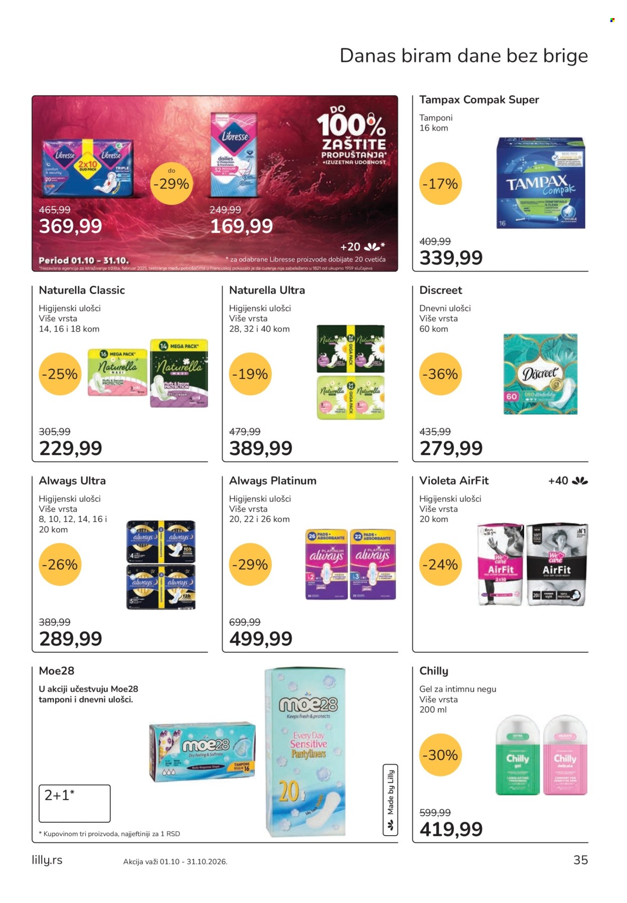 Lilly Drogerie katalog  - 01.10.2026 - 31.10.2026. Stranica 35