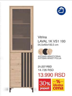 Vitrina LAVAL 1K VS1 193