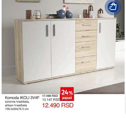 Komoda IKOLI 3V4F