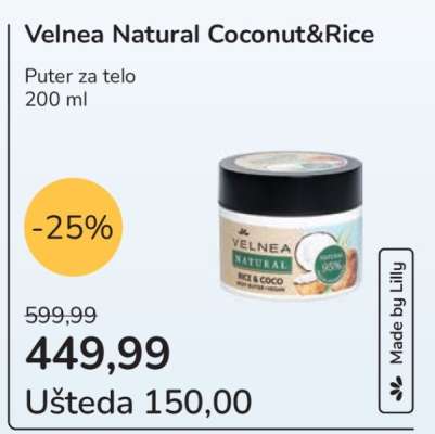 Velnea Natural Coconut&Rice
