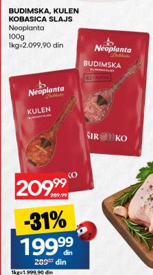 BUDIMSKA, KULEN KOBASICA SLAJS