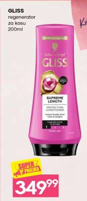 GLISS regenerator za kosu 200ml