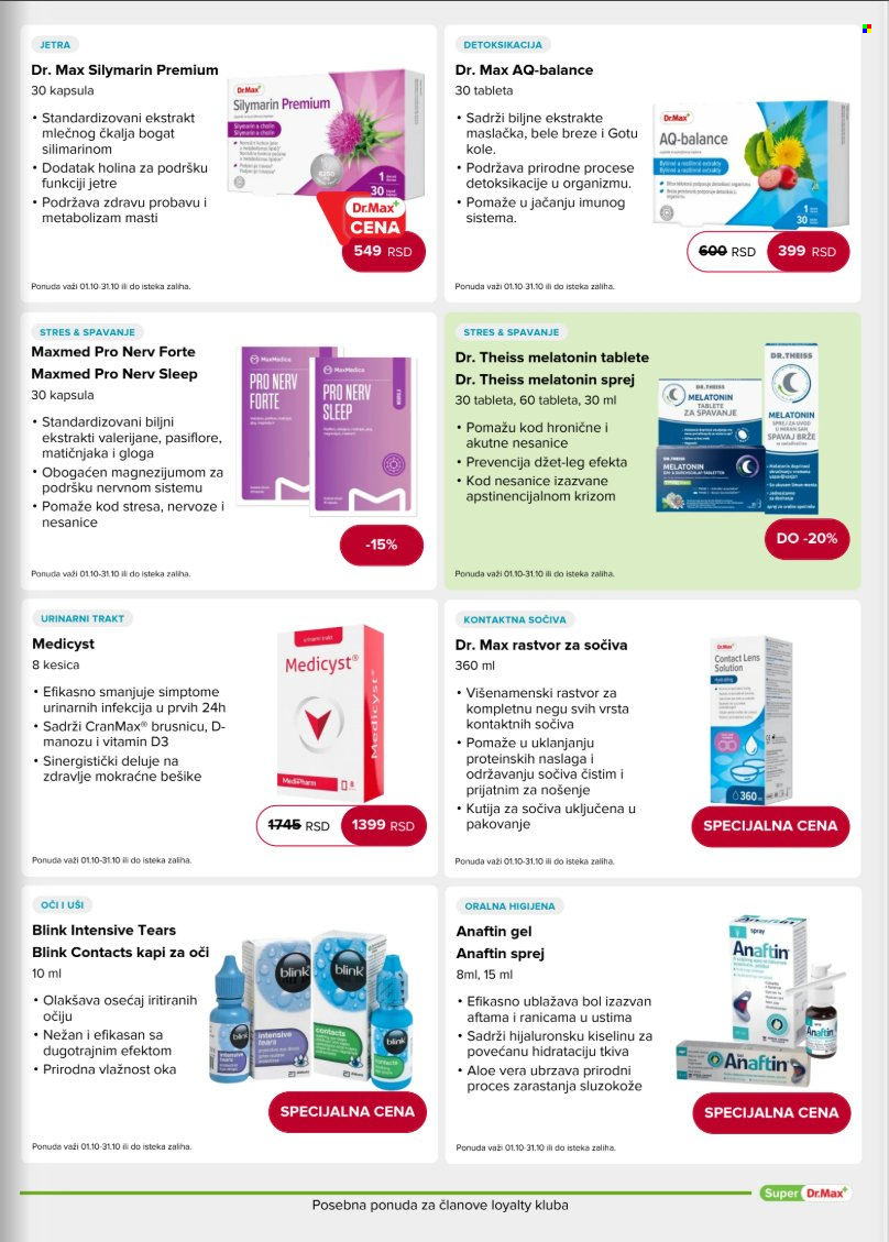 Dr.Max katalog  - 01.10.2026 - 31.10.2026. Stranica 15