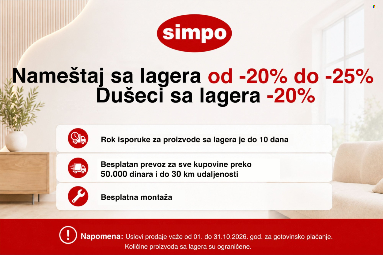 Simpo katalog  - 01.10.2026 - 31.10.2026. Stranica 1