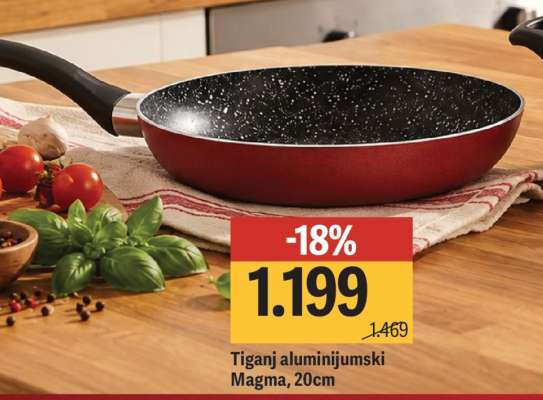Tiganj aluminijumski Magma, 20cm